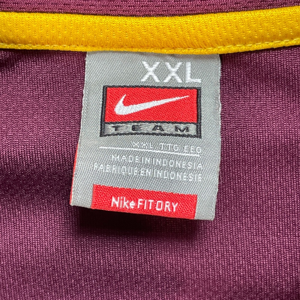 Nike Men's XXL Team Arizona State Sun Devils Polo Shirt Maroon ASU Sparky Mascot - Picture 5 of 9